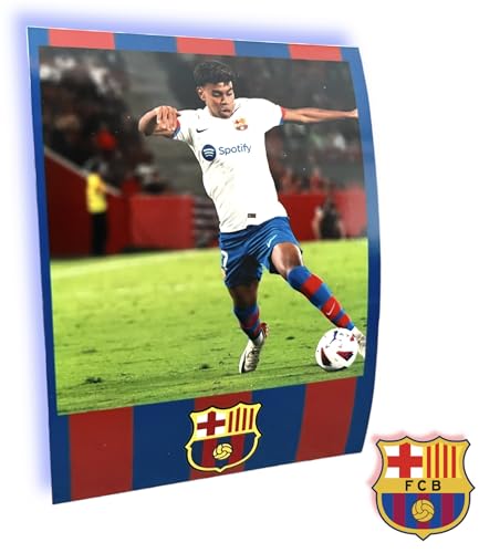 Barça Revela Imprime fotos estilo Polaroid ESCUDO FC BARCELONA -pack 4 fotos- personalizado